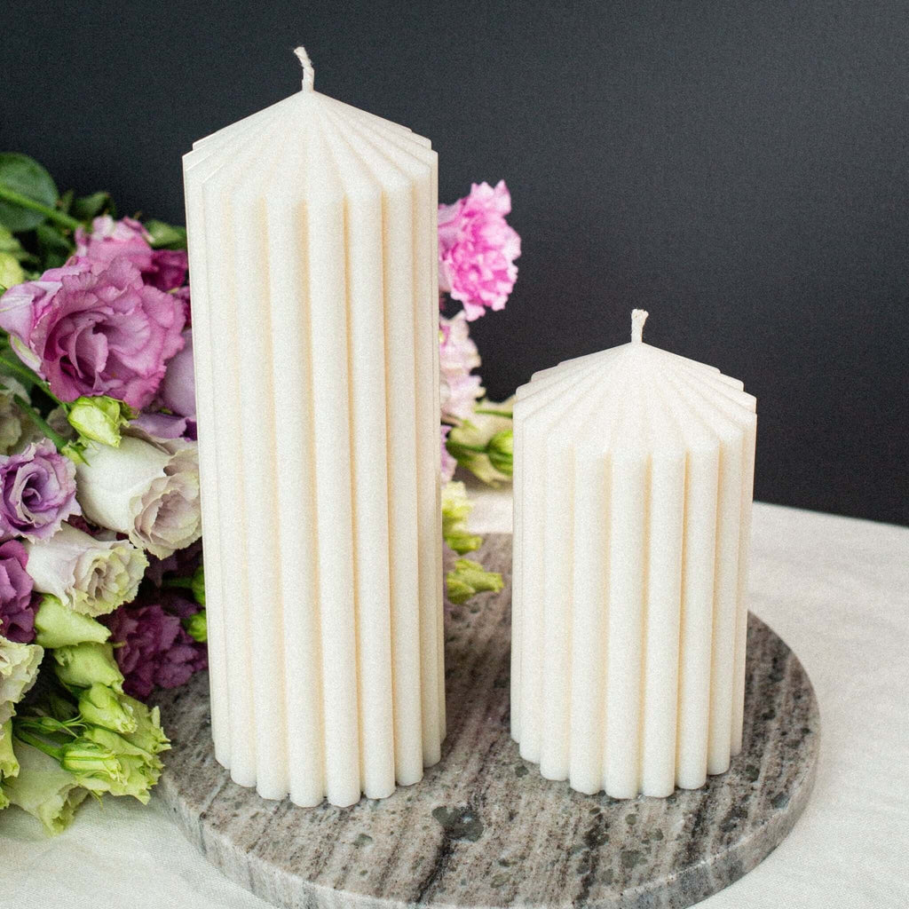 Elegant handmade candle set for home styling